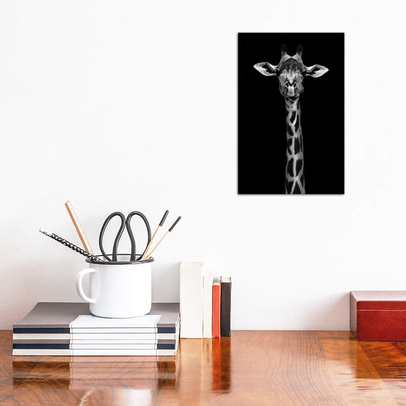 Giraffe Portrait - Wrapped Canvas Print, 30.48cm H x 20.32cm W x 1.91cm D