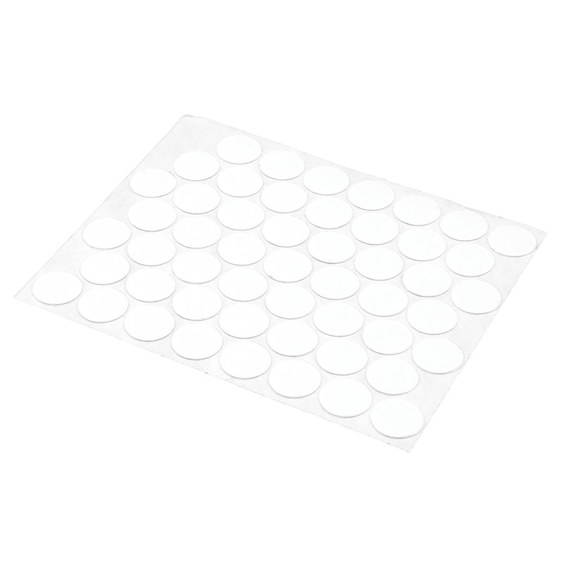 Couvre-trous blancs Prime-Line, auto-adhésifs, texturés, plastique (53 par feuille)