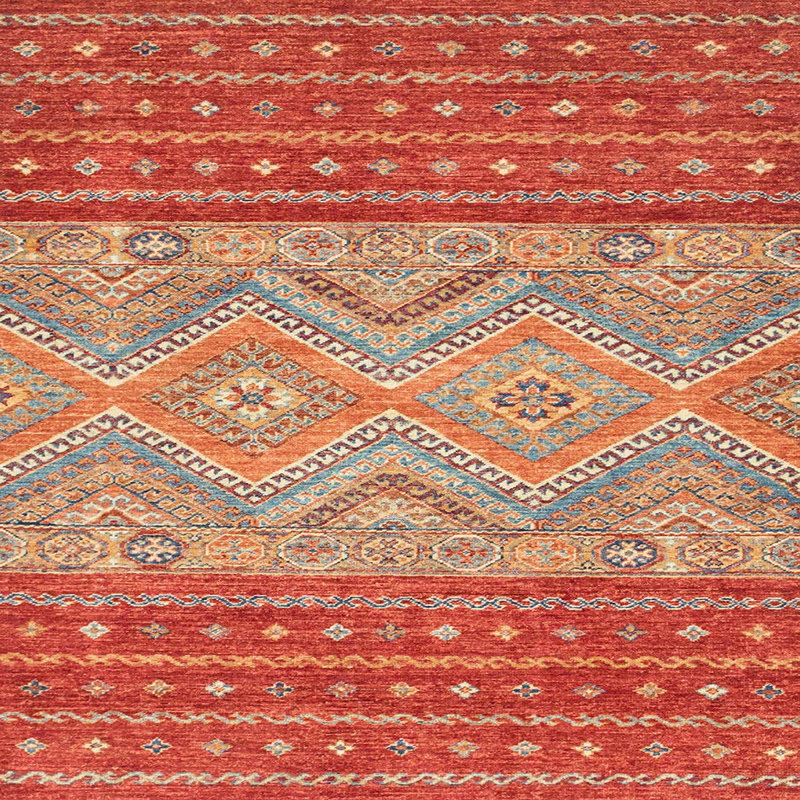 Abstract Indoor Rug, Square 5'
