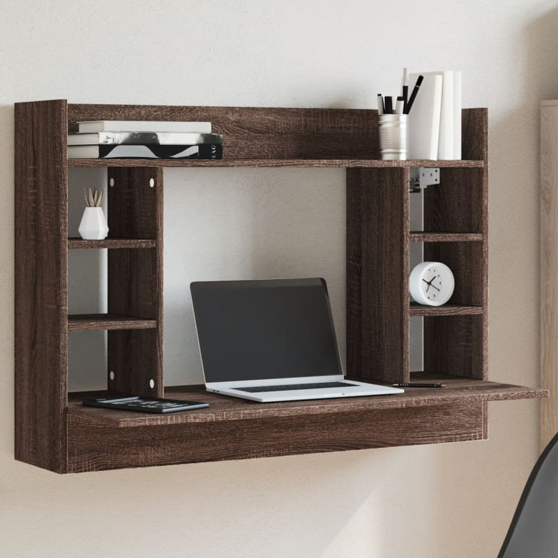 Desk, Brown oak/Look