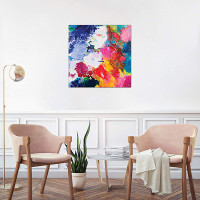 Beautiful Accidents V - Wrapped Canvas Painting