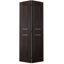 Porte pliante préfinie en bois manufacturé et en métal lambrissé-85363181-85363182