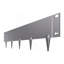 Ensemble de 5 bordures en acier pour bordure antirouille 39 x 5 po gris foncé