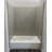 Polymarm 72" W 60" H 33" D Three Wall Composite Tub Wall Panel Surround - 72" Backwall with Seam-50134587