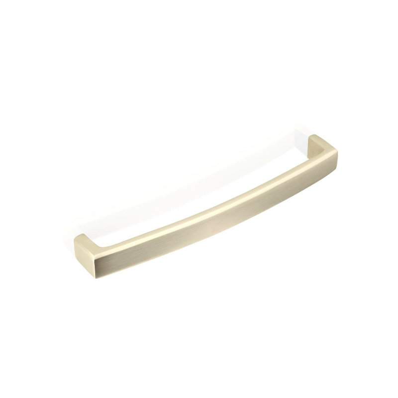 Poignée arche Mulberry, 5,04 po, Nickel brossé