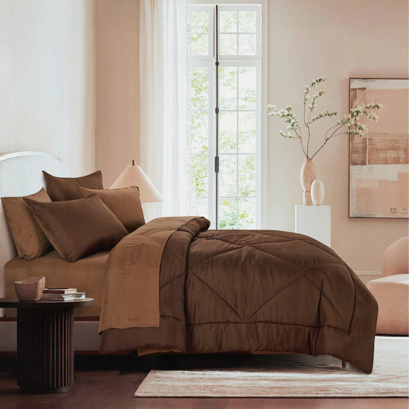 Ensemble de lit dans un sac en microfibre réversible 7 pièces Brhf Standalone Product