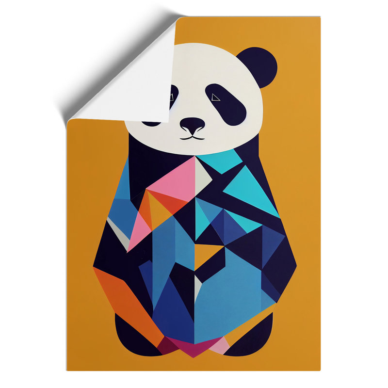 XV1022-3395X Panda Bear Abstract - Print, 42cm H x 29.7cm W, Paper
