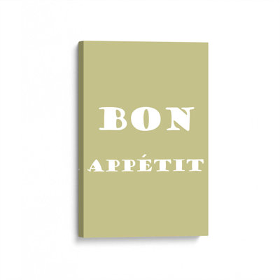 Toile tendue Bon Appetit