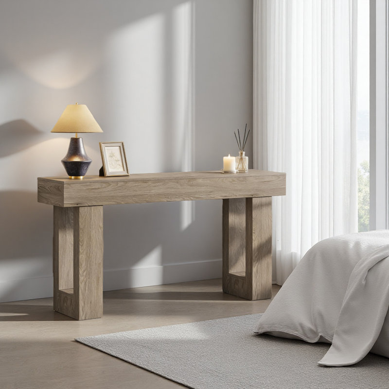 Elegant Console Table, Gray