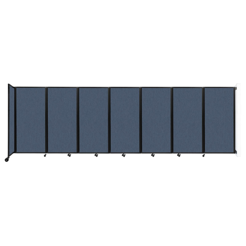 11 - Cloison pliante à panneaux, Océan, 7, H 72 po x l 234 po x P 12 po