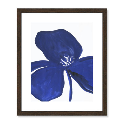 Clarisse "Indigo Petal II" Painting