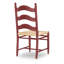 Vintage Market Rush Seat Ladder Back Side Chair-780602655