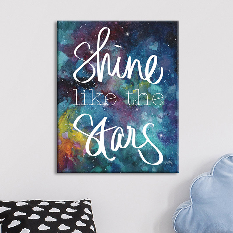 « brillance like the stars »-impression, Toile tendue, H 24 po x l 18 po x P 1 po