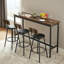 Ensemble de table de bar et chaises pour 3