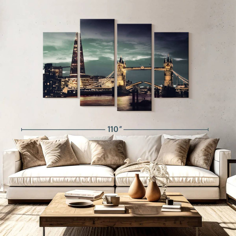 Lynelle London Dusk Lights, 54'' H x 84'' W