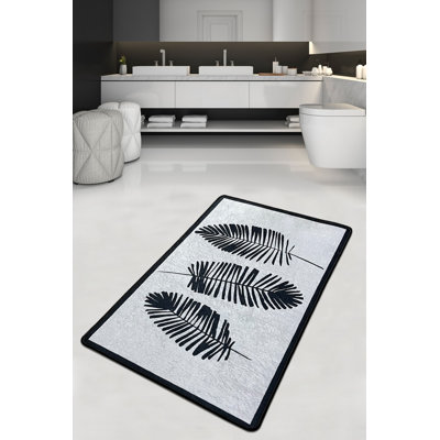 Luxurious Non-Slip Bathmat, 31.5 x 39.4 inches | 100% Polyester, 0.4 inch Pile Height | Antibacterial & Washable, 20.5 oz/sq ft | Perfect for Modern Bathrooms, Soft and Durable Design, Easy Care