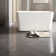 49'' x 28'' Acrylic Freestanding Soaking Bathtub Sit-In Design,with Chrome Overflow and Drain