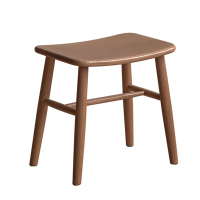 Solid Walnut Makeup Stool