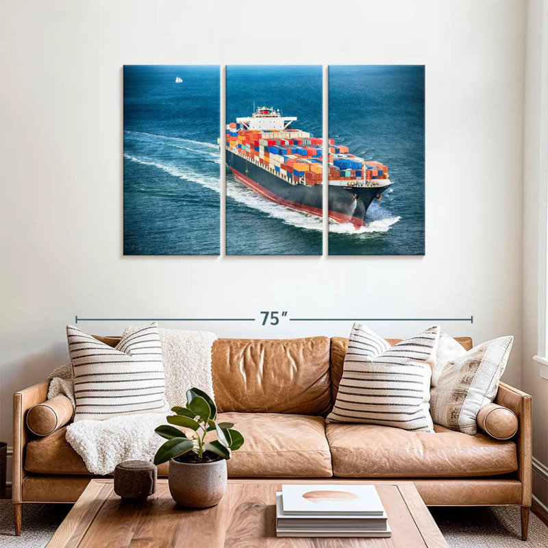 Mehar Ocean Ship, 36" H x 57" W