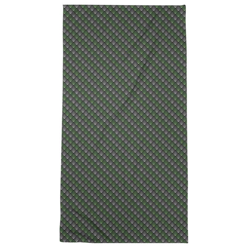 Katelyn Elizabeth Cotton Blend Bath Towel, Green/Black