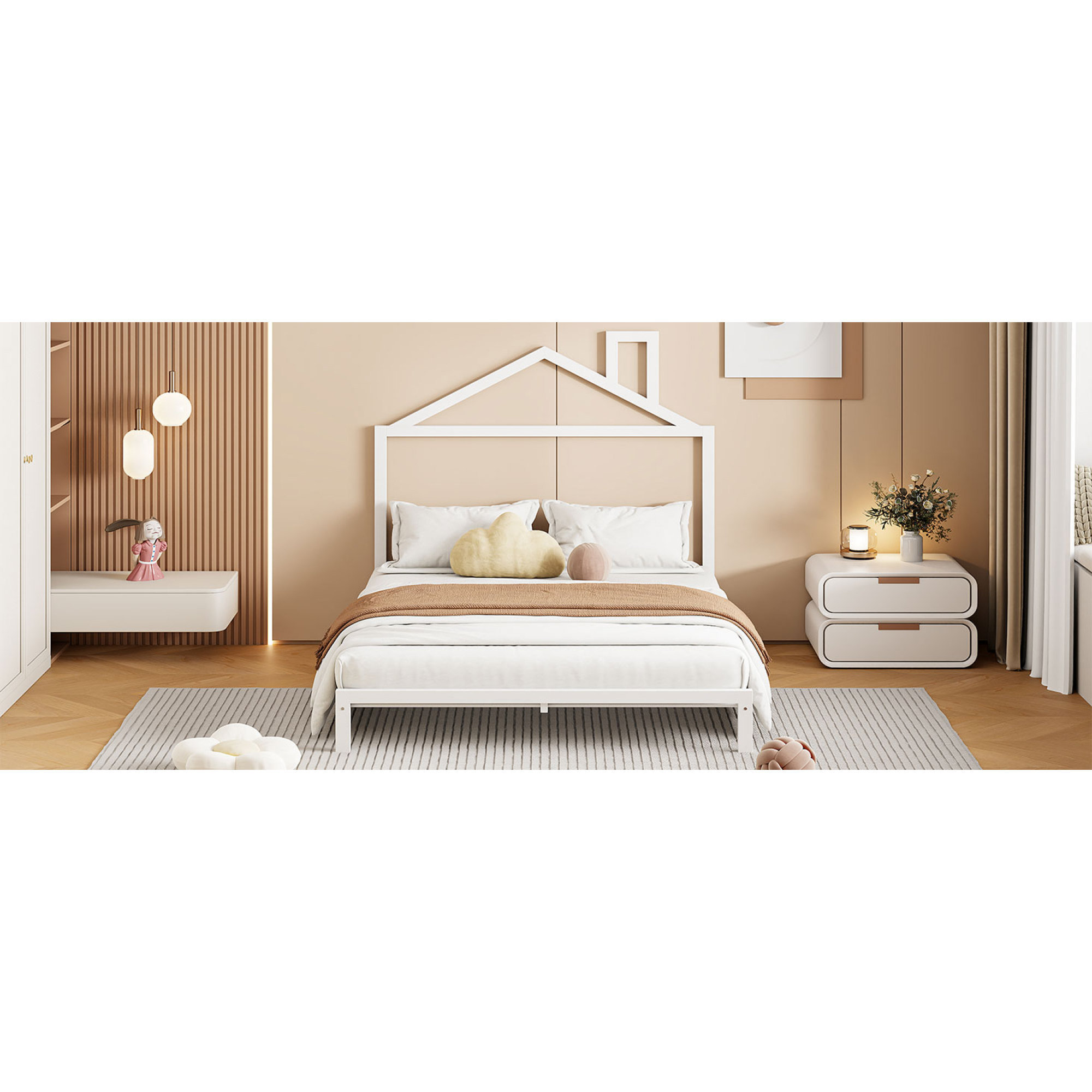 Rosefray Metal Open-Frame Bed | Wayfair