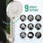 Filtered Handheld Shower Head with 9-Spray High Pressure, Detachable Design, and Hard Water Filter – Removes Chlorine & Heavy Metals-112669945