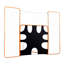 12x9 ft 3-IN-1 Lacrosse Goal Net with Backstop and Target Rebounder Equipment