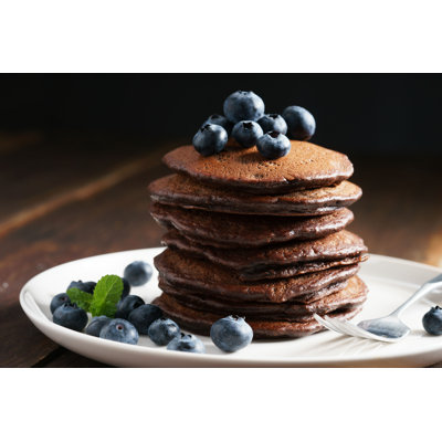 " Chocolate Pancakes With Blueberry " by Shersor