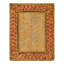 Canvello Antique American Yellow Hook Rug - 6'7'' X 8'9''