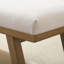 Banc de rangement rembourré en polyester l 45,3 po Hahnville-1014490261