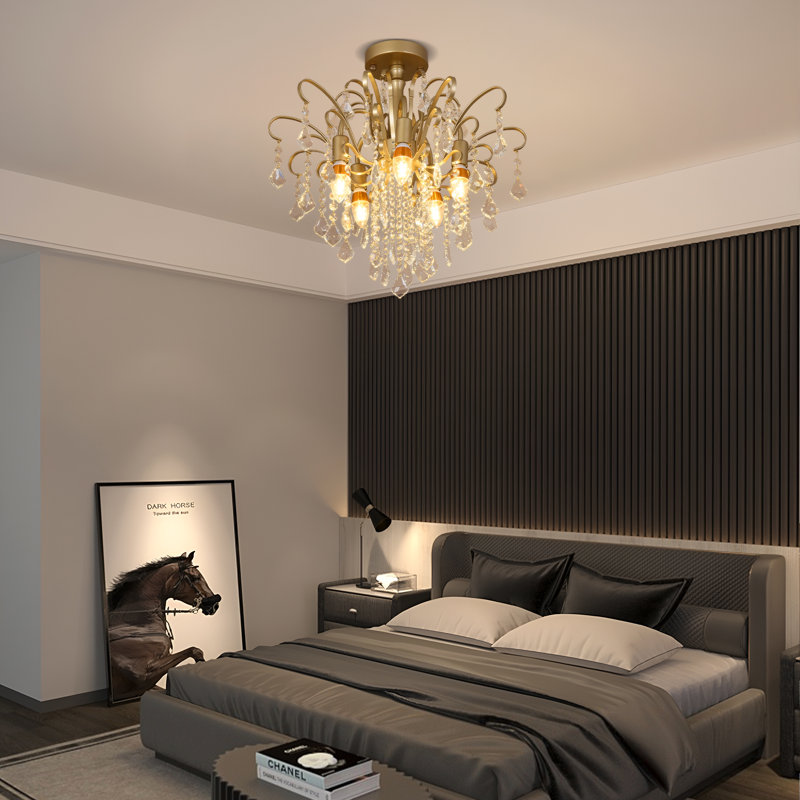 Plafonnier encastré en cristal Crystal Chandelier