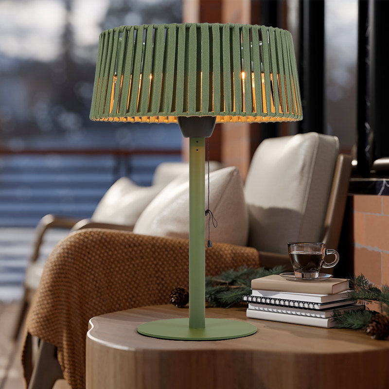 Chauffe-terrasse électrique portatif 1500W, Vert
