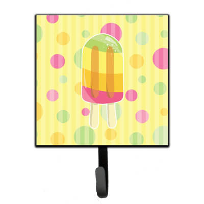 Organisateur de clés murales avec crochets clés ice pop popsicle coussin Earnest