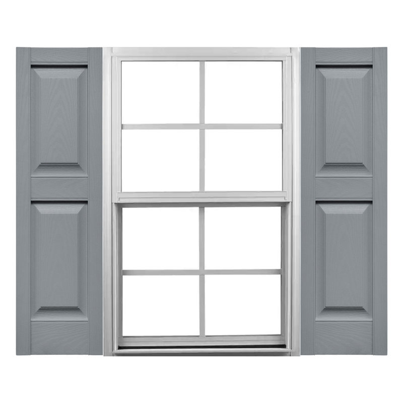 Mid-America Vinyl, TailorMade Size Williamsburg Double Panel Shutters, w/Installation Shutter-Lok's & Matching Screws (Per Pair)