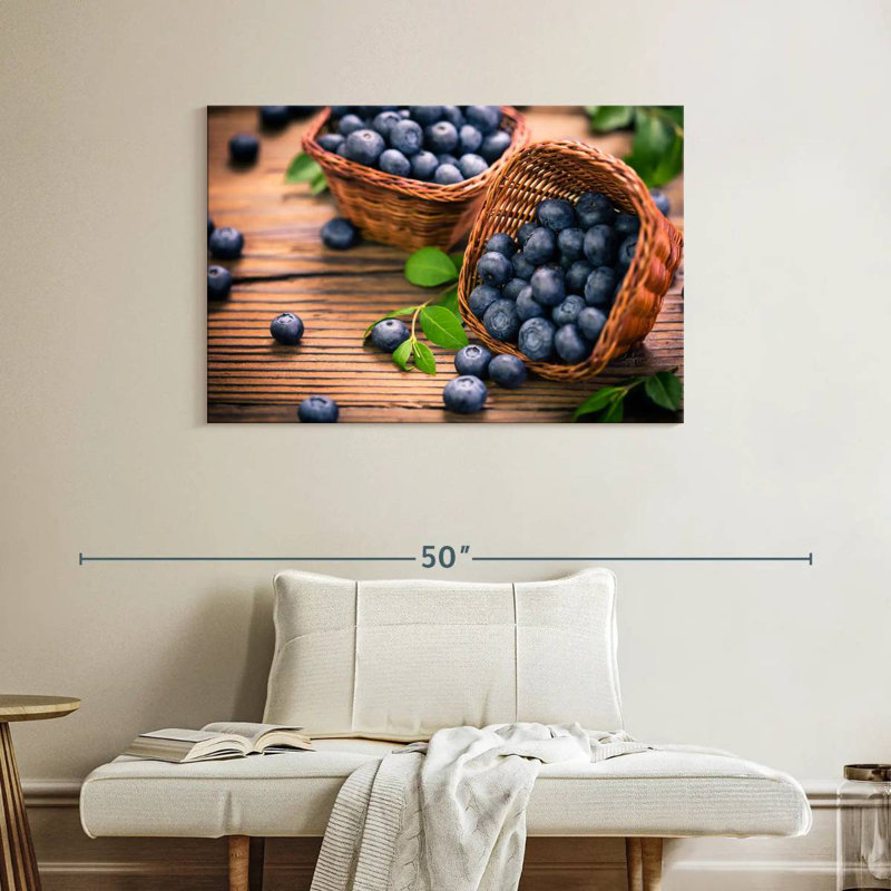 Yarlin Blueberries, 26" H x 39" W