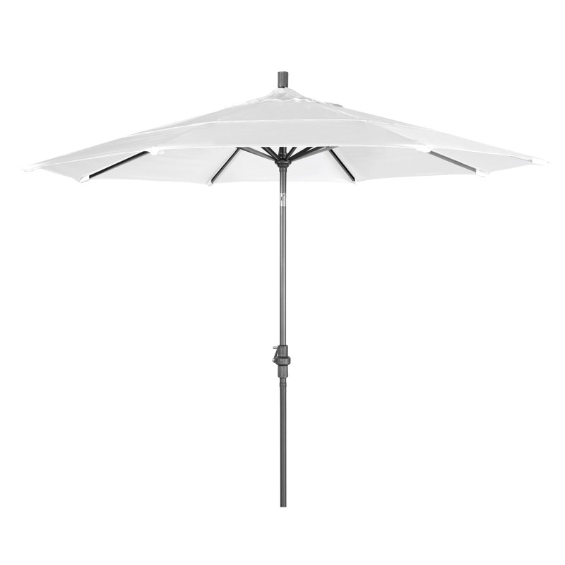 Parasol de marché Broadmeade octogonal Sunbrella, Blanc - oléfine