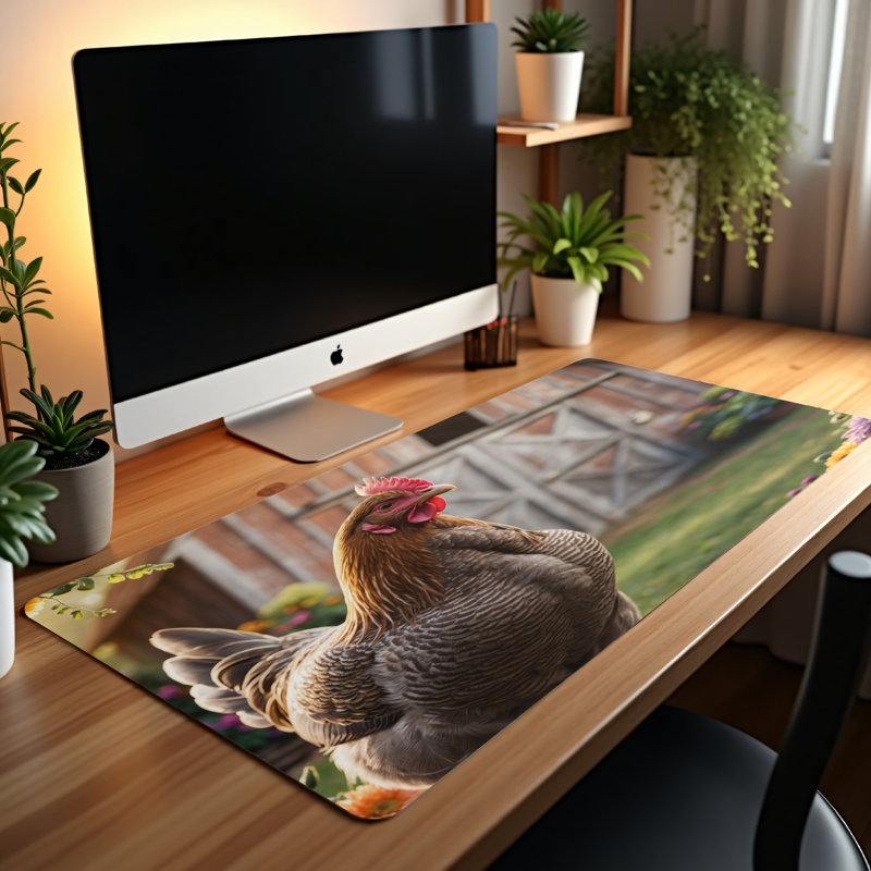 Polyester Desk Pad, 31.5x15.5