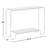 Selene Glass Top Metal Console Table