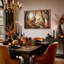 Art mural blanc sur toile Halloween-1178195243