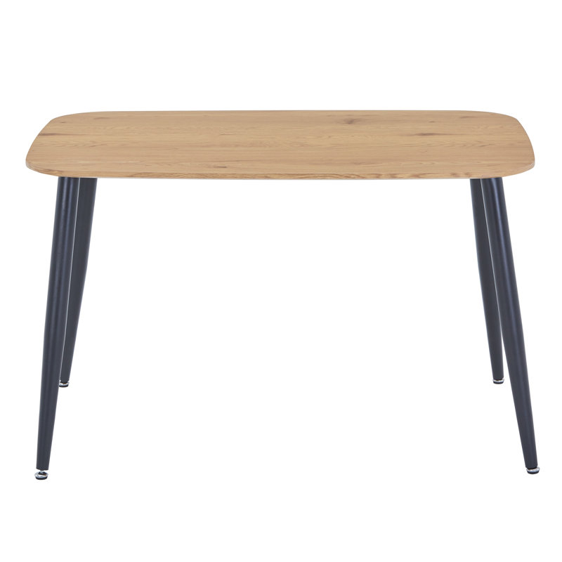 Benu Rectangular 120cm L x 80cm W Dining Kitchen Table, Light Oak