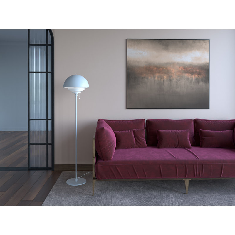 Motown 150cm Torchiere Floor Lamp, White