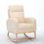 Chaise berçante moderne à haut dossier avec poche latérale pour le salon-1908787988