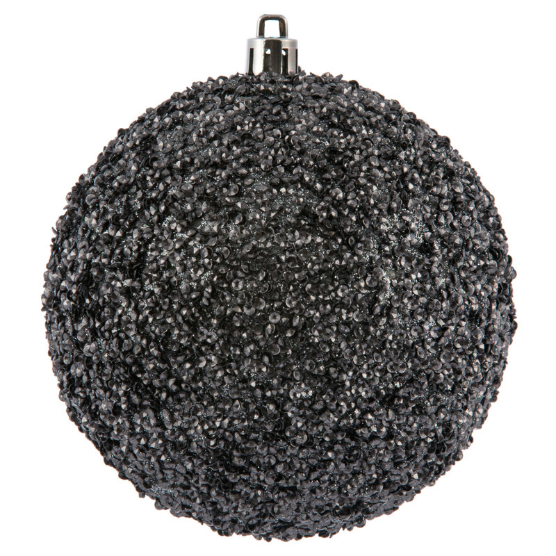 Beaded Ball Ornament, Limestone