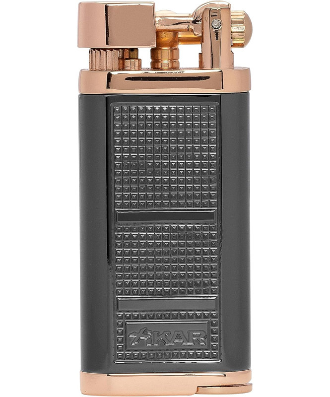 XIKAR® Pipeline Soft Flame Lighter, Black/Rose