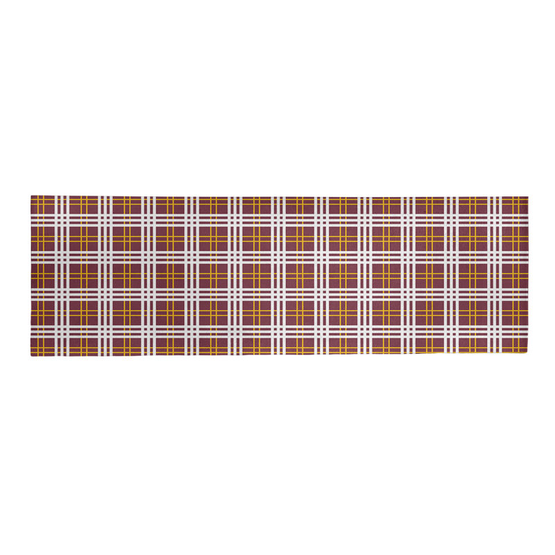 Tapis rouge à carreaux, Tapis de couloir 2 pi 6 po x 8 pi