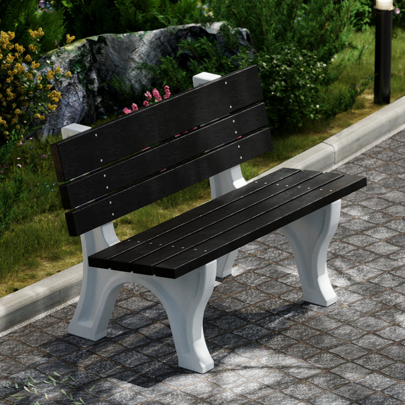 Banc Heritage Park, 4 pi, Noir / blanc