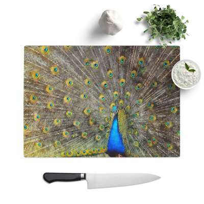 Peacock Vol.1 Painting Chopping Board