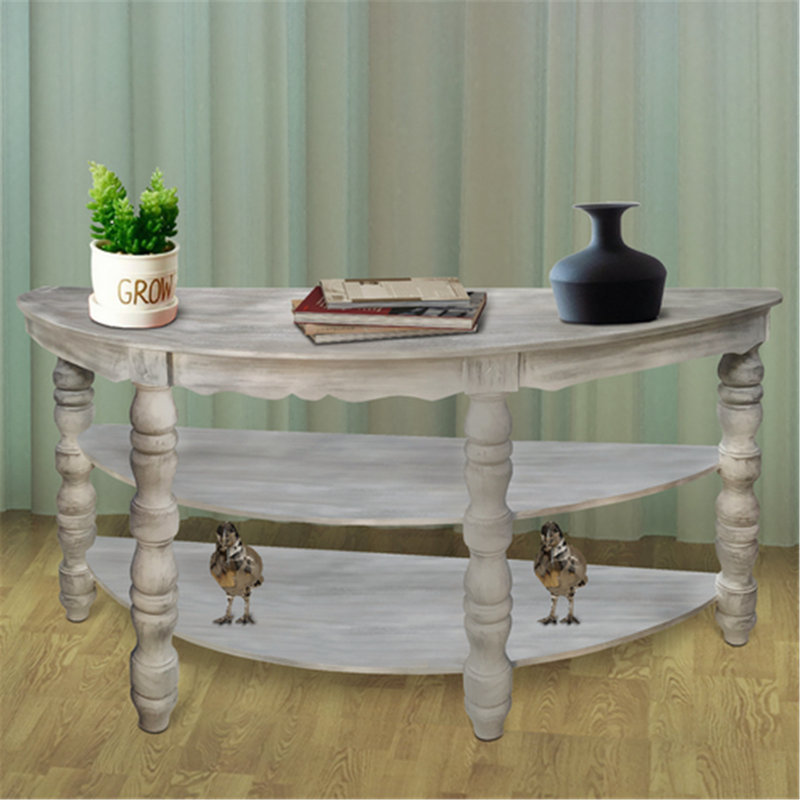 Console en bois massif 59,8 po Russ