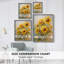 Reproduction encadrée FLORAL Series CDLVII - bois massif-2043800738