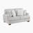 Seavey Modern & Contemporary Textured Microfiber and Corduroy 2-Piece Living Room Set with Reversible Cushions, Track Arms & 9 Included Decor Pillows